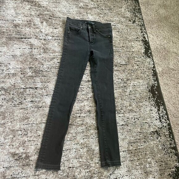 VERONICA BEARD DENIM JEANS DEBBIE SKINNY WASHED BLACK DISTRESSED Sz 24  GOTHCORE - Picture 13 of 15